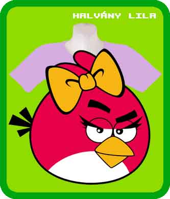 Angry Birds lány - Kattintásra bezárul